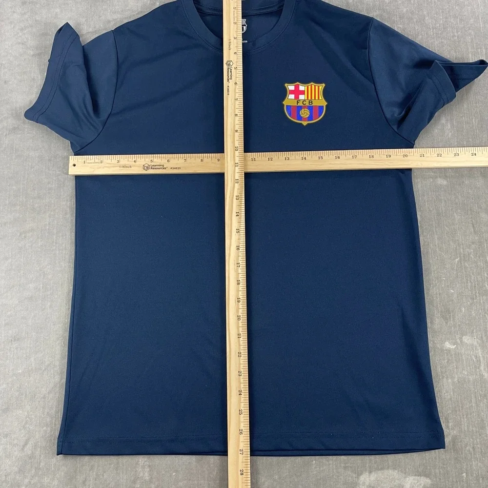 FC Barcelona Men M Navy Blue Soccer Jersey Number 10 Official Merchandise